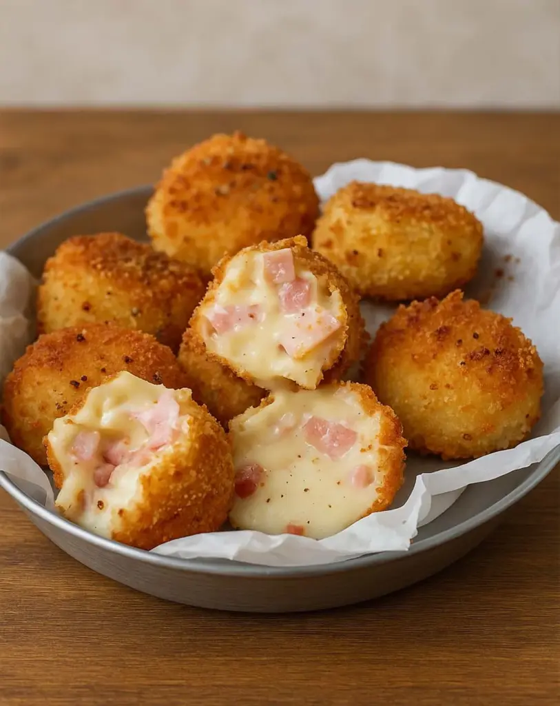 Croquettes de jambon à la béchamel : croustillantes et fondantes