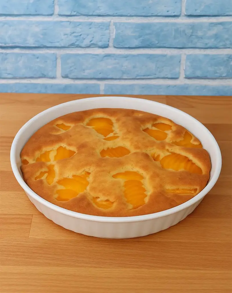 Gâteau amandine aux pêches moelleux : une recette facile et fondante à souhait