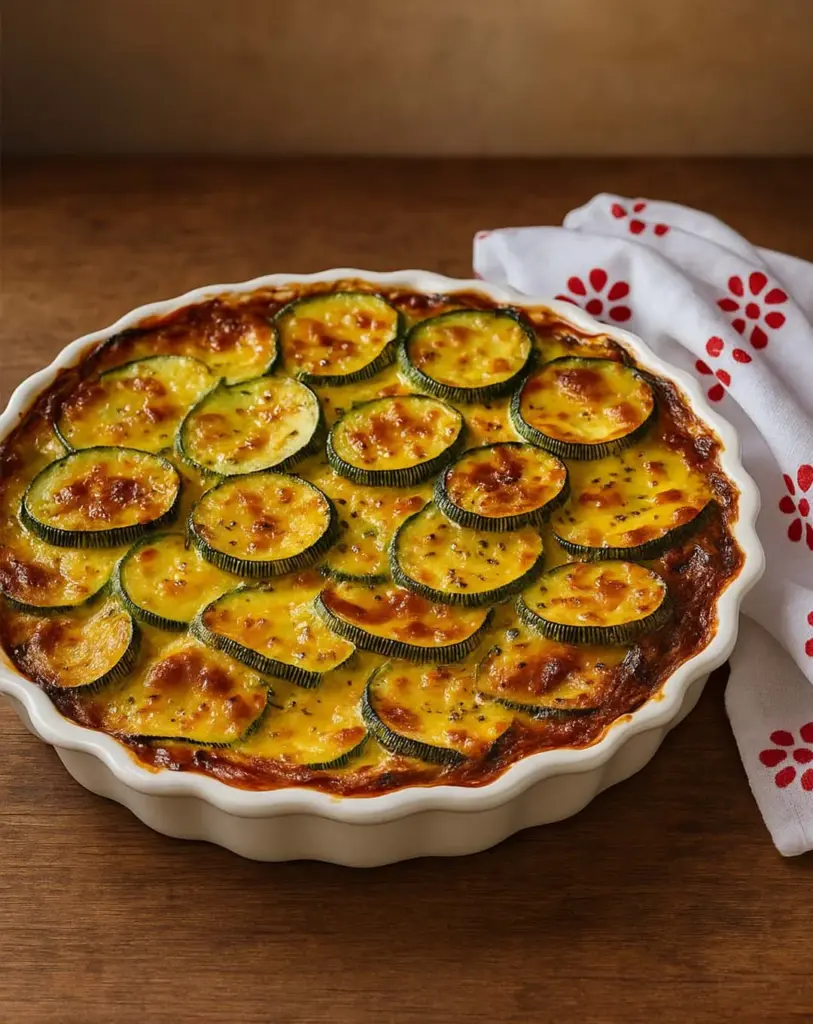 Gratin de courgettes au curry : recette légère, parfumée et facile