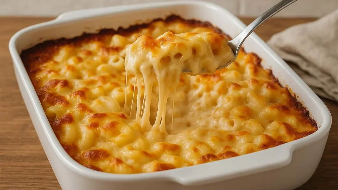 Mac and Cheese crémeux au cheddar : macaroni façon américaine