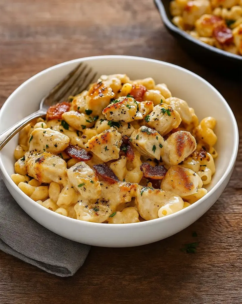 Macaroni au Fromage et Poulet Ranch : Recette Crémeuse et Gourmande