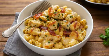 Macaroni au Fromage et Poulet Ranch : Recette Crémeuse et Gourmande