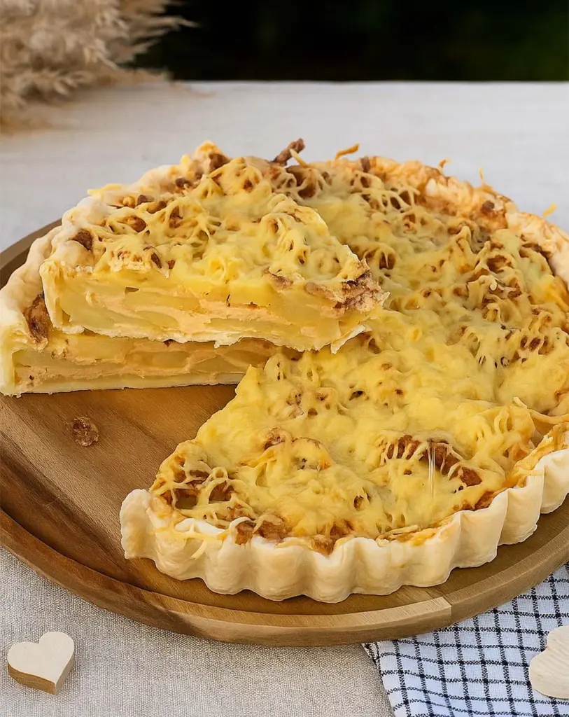 Quiche à la pomme de terre facile et savoureuse : une recette familiale rapide