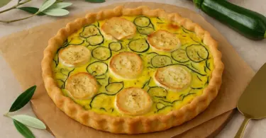 Quiche courgette et chèvre facile : une recette végétarienne rapide et savoureuse