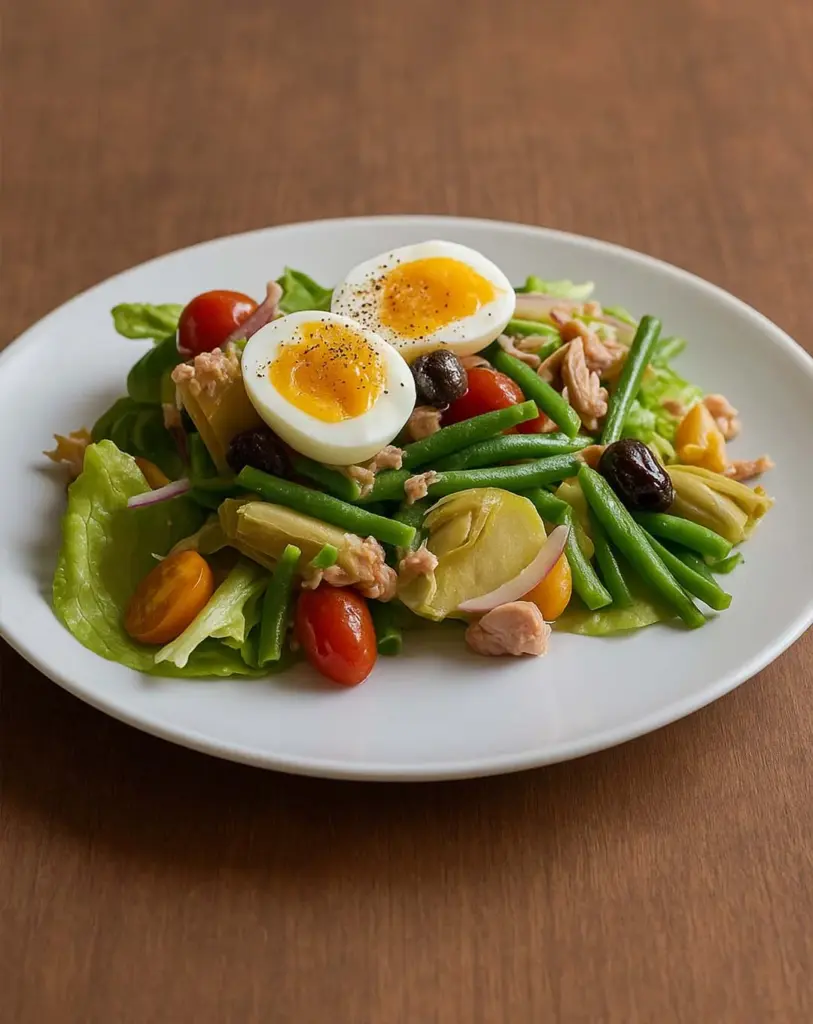 Salade Niçoise au Thon et Haricots Verts : Une Entrée d’Été Savoureuse