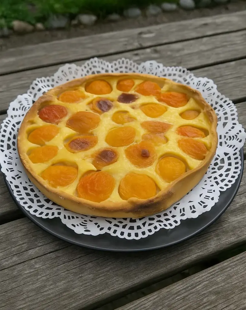 Tarte à la crème et aux abricots : une recette facile et fruitée pour l'été