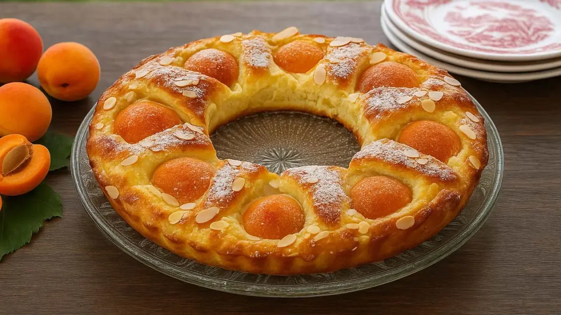 Tarte briochée aux abricots fondants : dessert fruité et moelleux