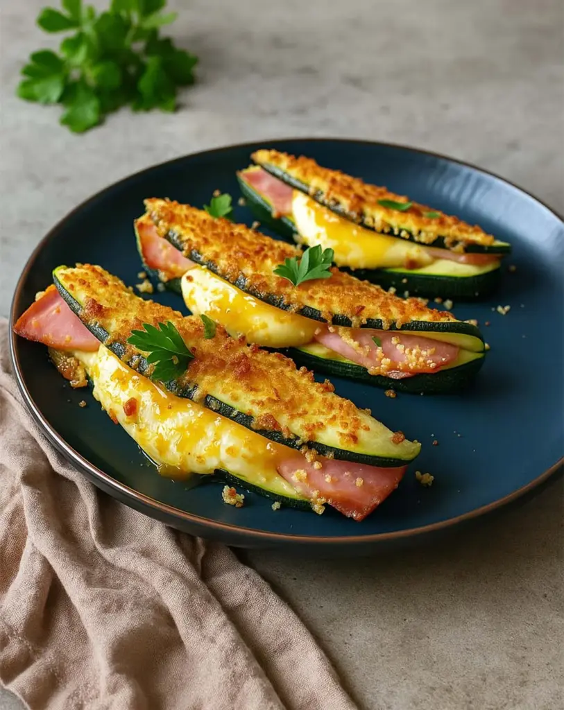 Cordon bleu de courgette au fromage fondant