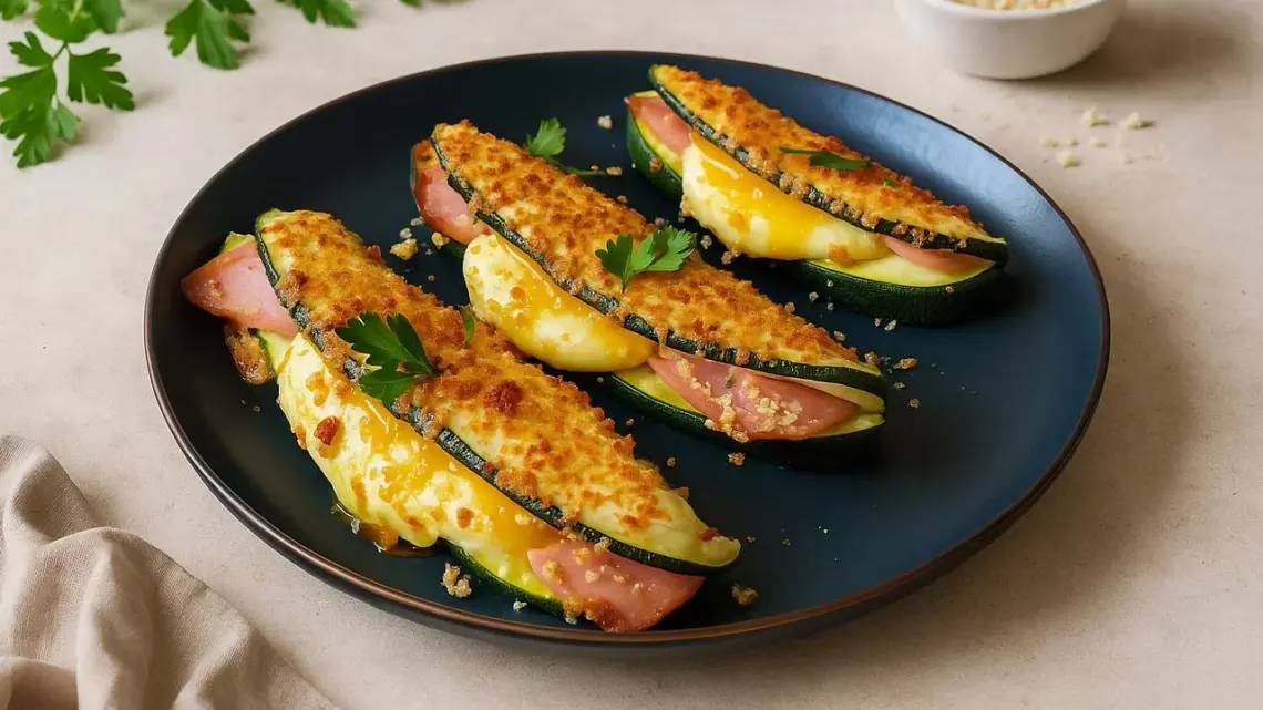 Cordon bleu de courgette au fromage fondant