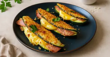 Cordon bleu de courgette au fromage fondant