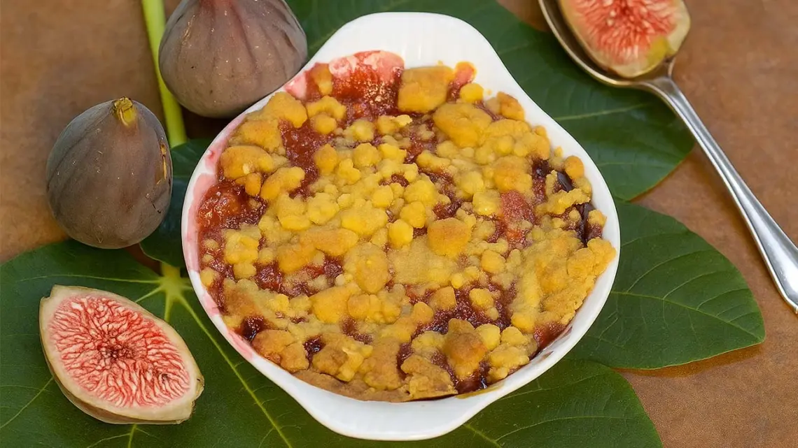 Crumble aux figues facile et gourmand
