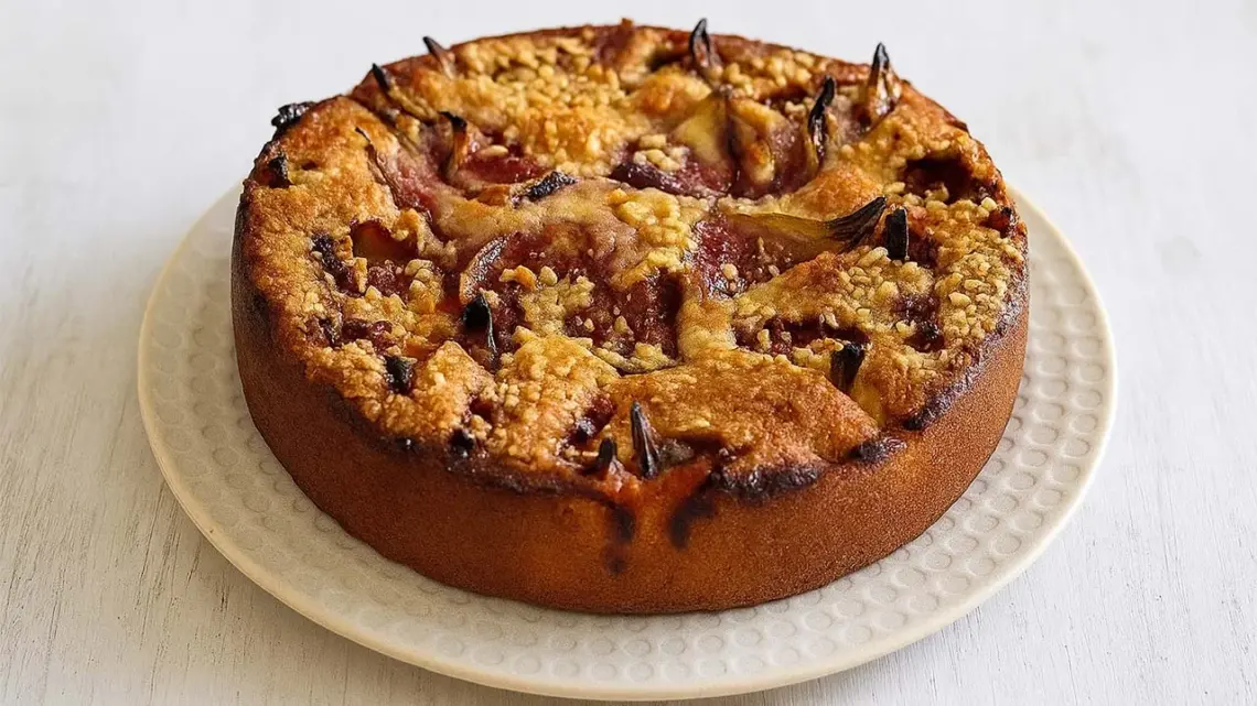 Financier géant aux figues fraîches : un dessert moelleux et fondant à l'amande