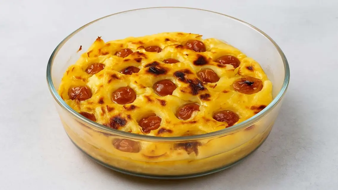 Flan pâtissier sans pâte aux mirabelles : une recette fruitée et fondante