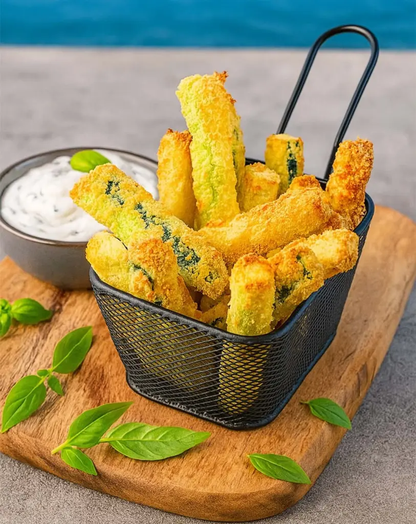 Frites de courgettes et parmesan au four (sans friture)