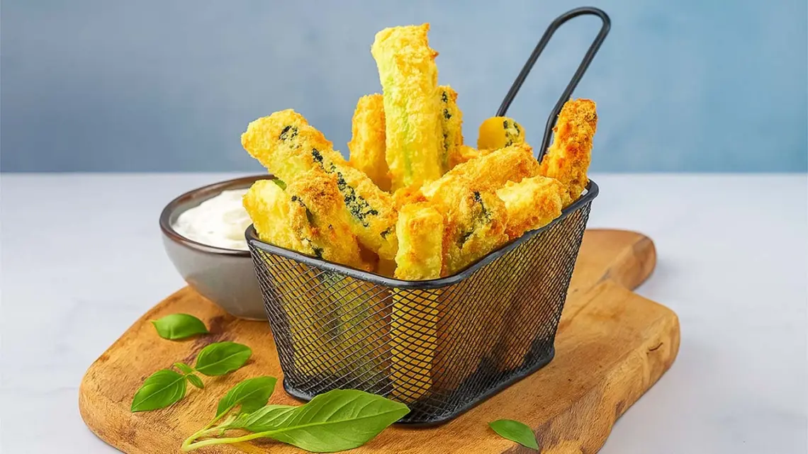 Frites de courgettes et parmesan au four (sans friture)