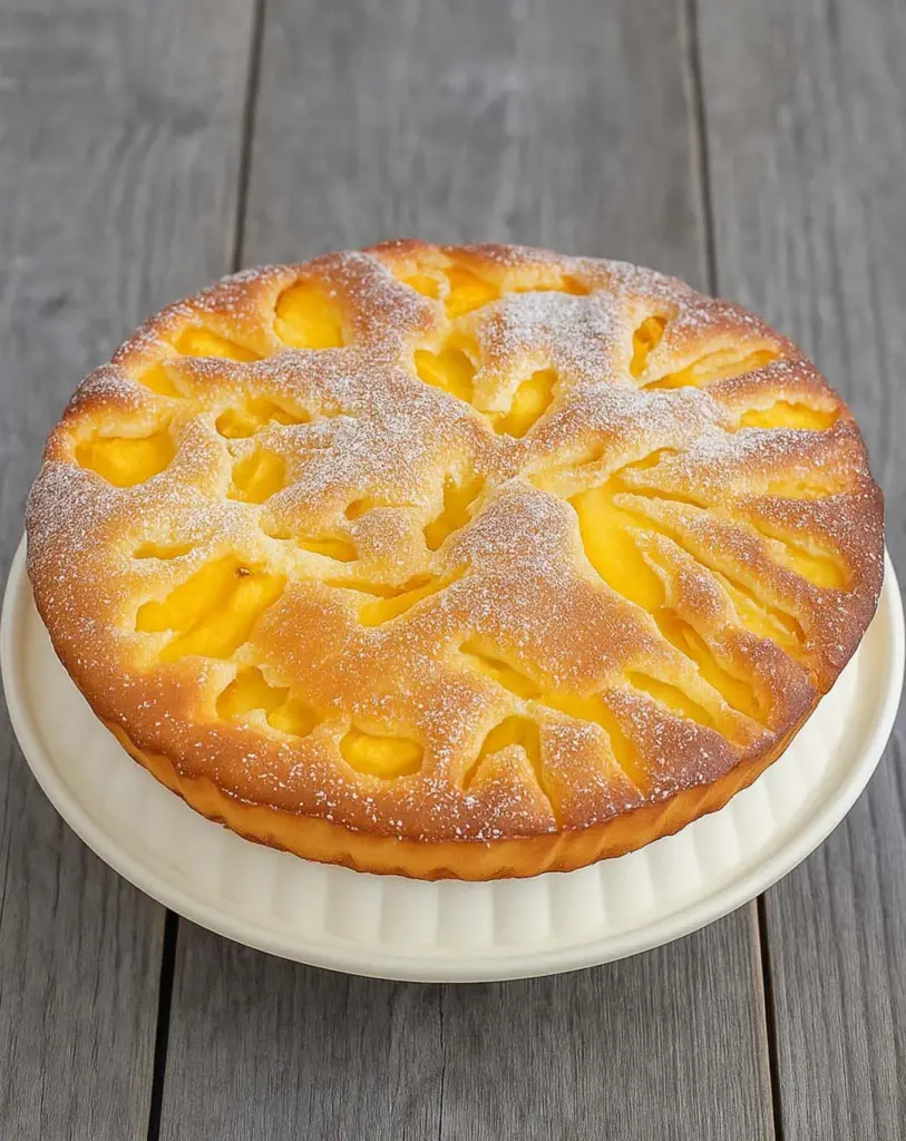 Gâteau aux pêches et au yaourt grec (sans gluten)
