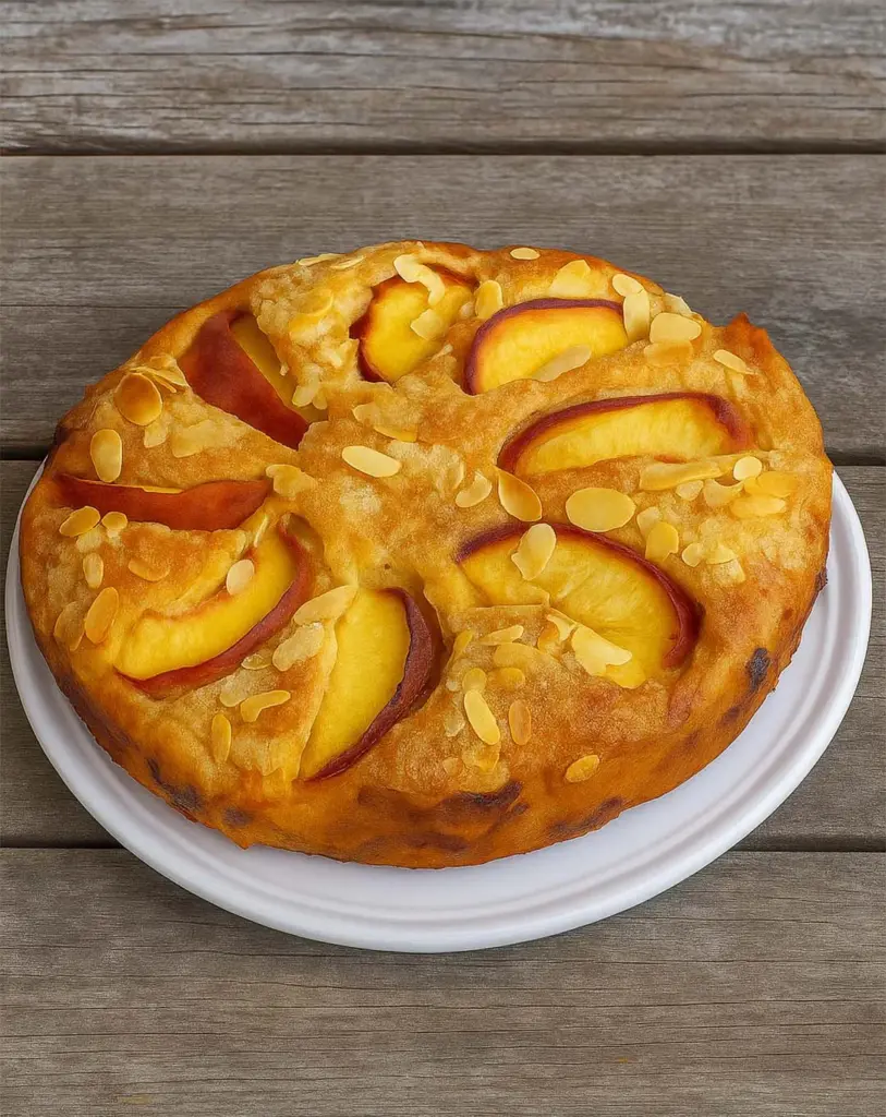 Gâteau aux pêches et ricotta moelleux : une recette fruitée et légère pour l'été