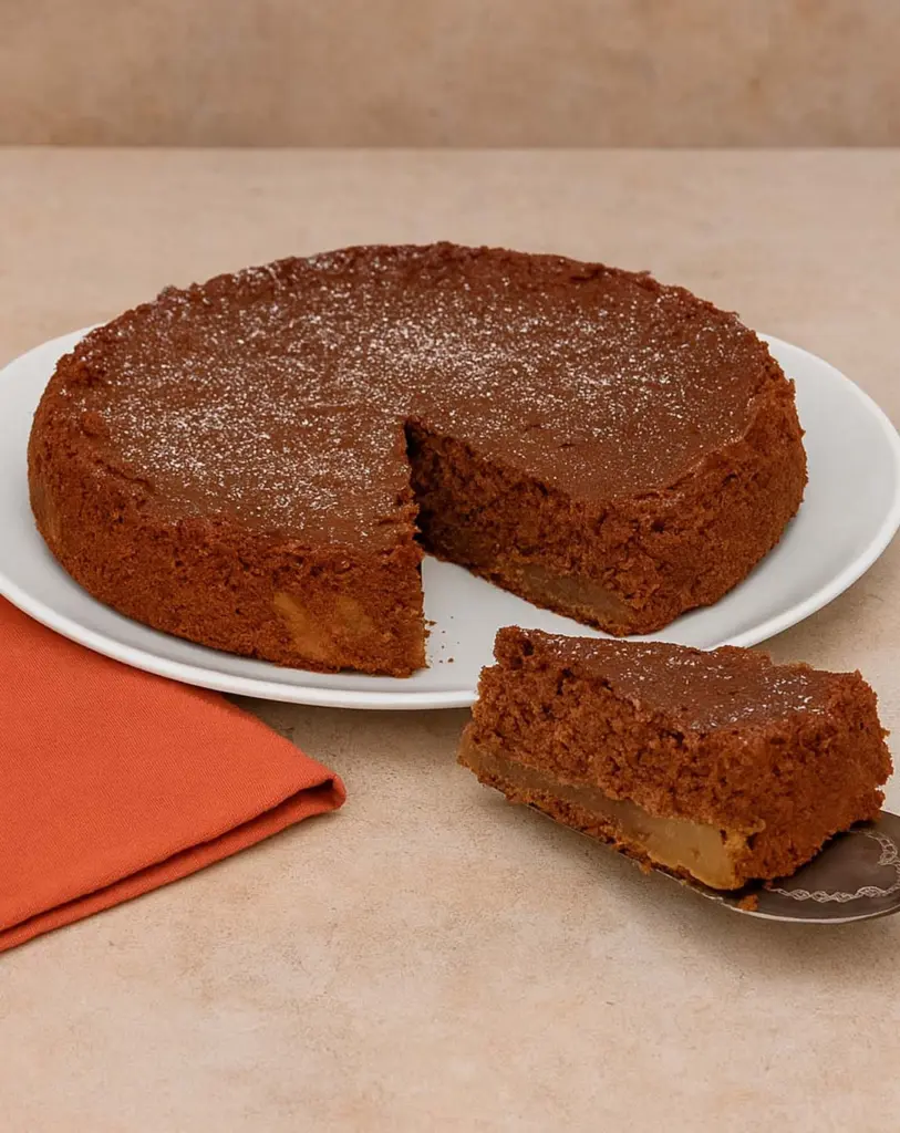 Gâteau fondant chocolat et poires : une douceur irrésistible