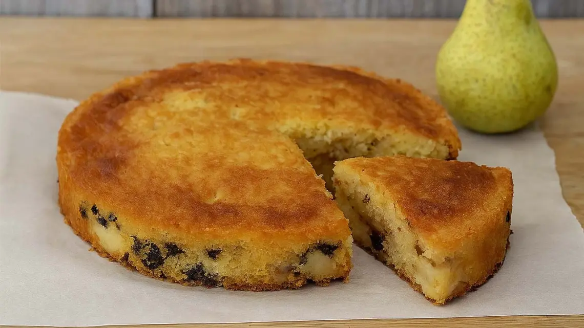 Gâteau poire chocolat moelleux : un dessert ultra fondant