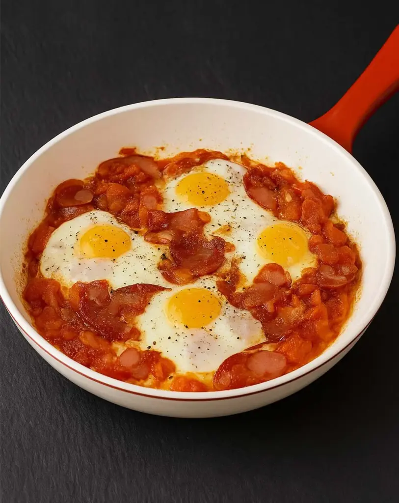 Oeufs au chorizo et tomates cerises : plat express et gourmand 