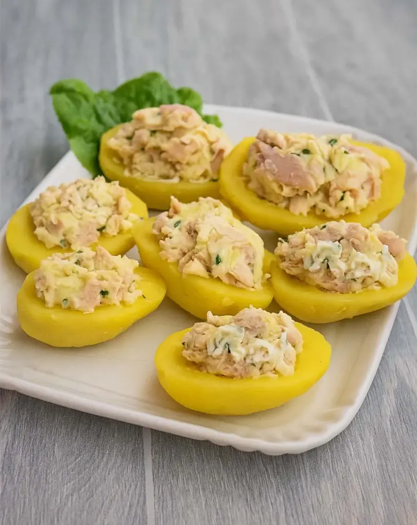 Pommes de terre farcies froides au thon : une recette rapide et crémeuse