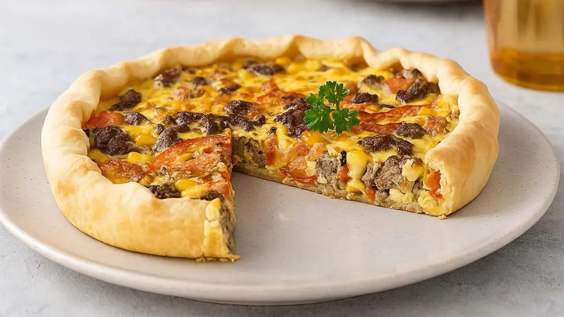 Quiche mexicaine au bœuf haché et légumes : une recette gourmande et épicée