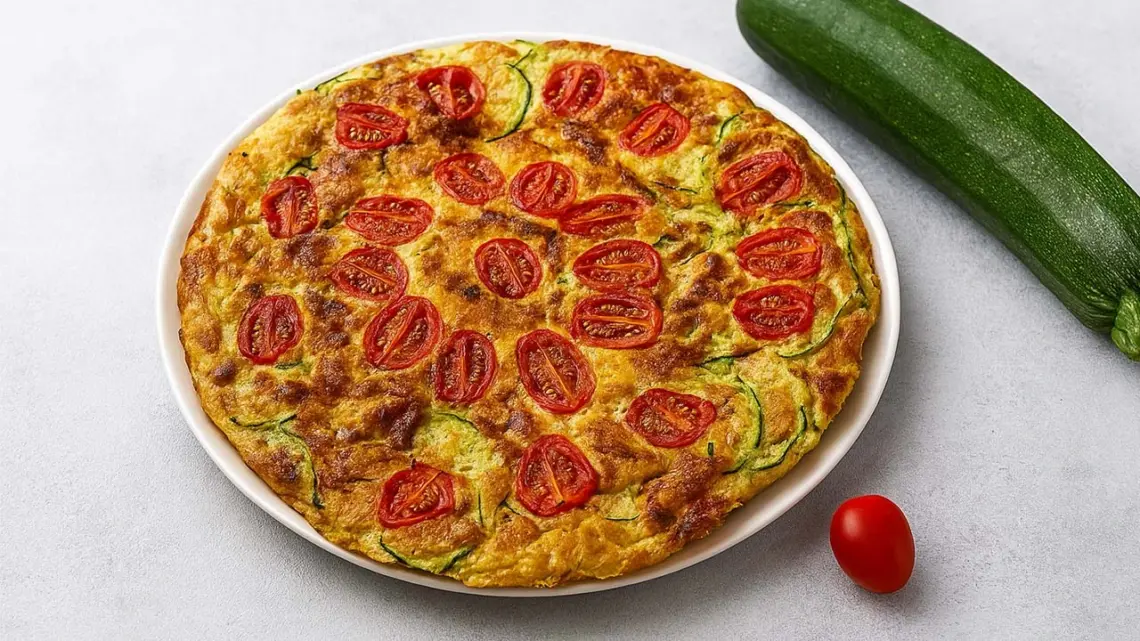 Quiche sans pâte courgettes et tomates cerises : recette légère