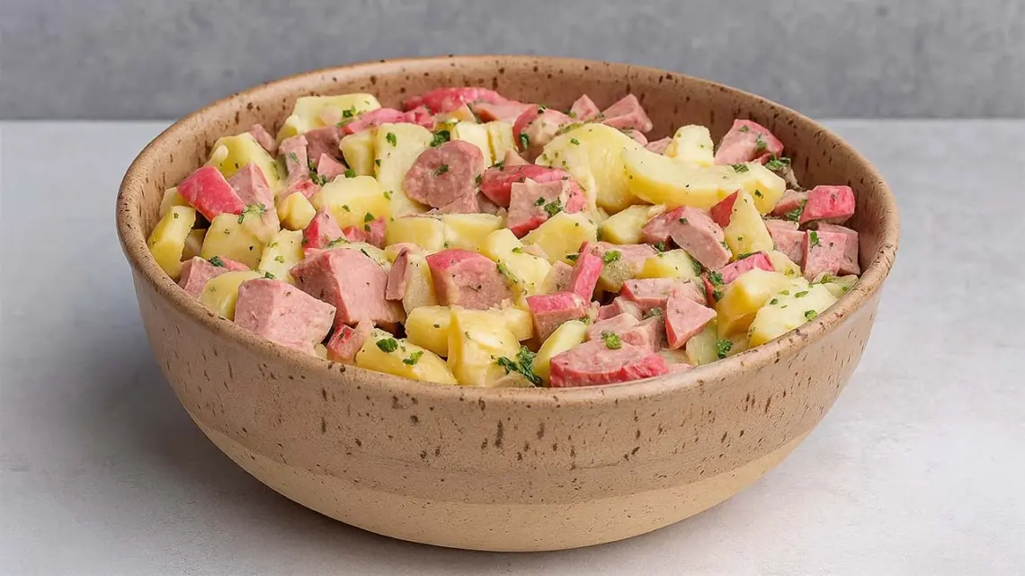 Salade de pommes de terre et cervelas : une recette alsacienne