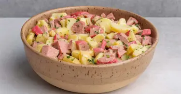 Salade de pommes de terre et cervelas : une recette alsacienne