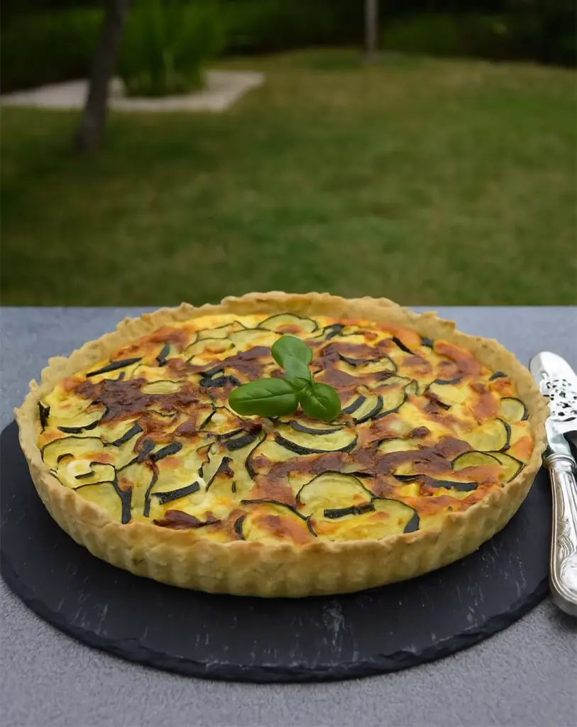 Tarte aux courgettes et à la feta : une recette légère et savoureuse pour l'été