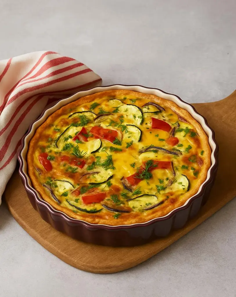 Tarte salée aux légumes d'été : une recette facile et savoureuse