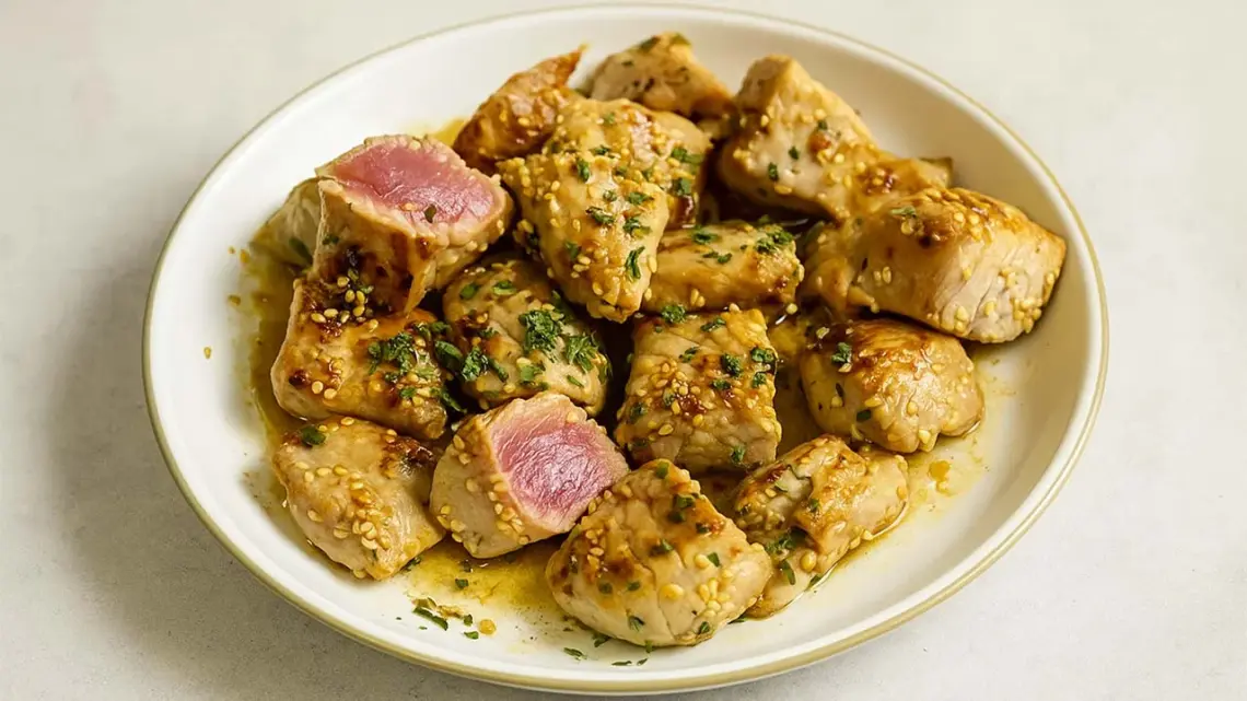 Thon rouge mariné au citron vert, miel et piment : une recette savoureuse