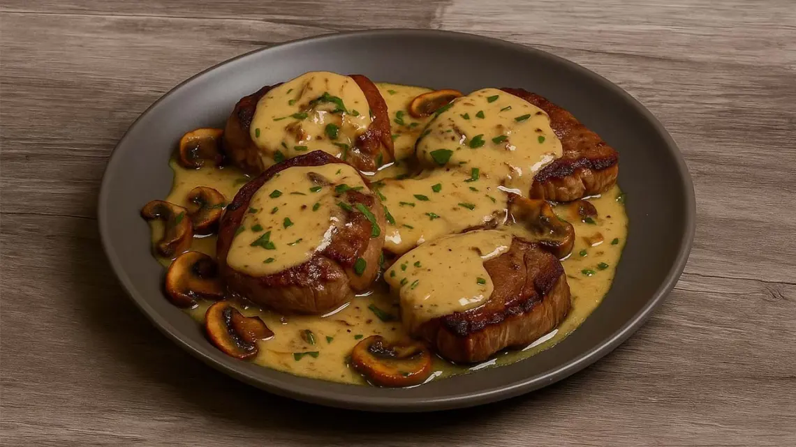Filet Mignon au Boursin et Champignons : Fondant et Savoureux