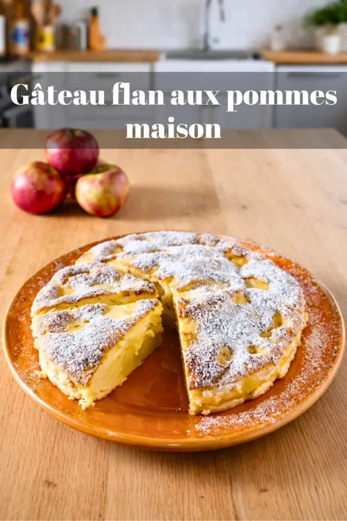 Gâteau flan aux pommes maison le dessert idéal pour toute la famille