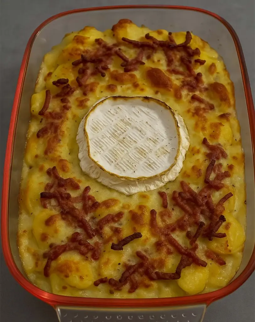 Gratin de pommes de terre à la normande : une recette au camembert fondant