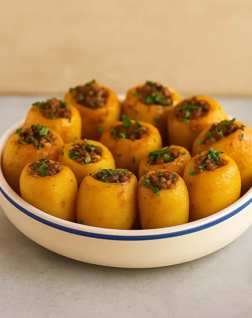 Pommes de terre farcies à la viande hachée : un plat familial
