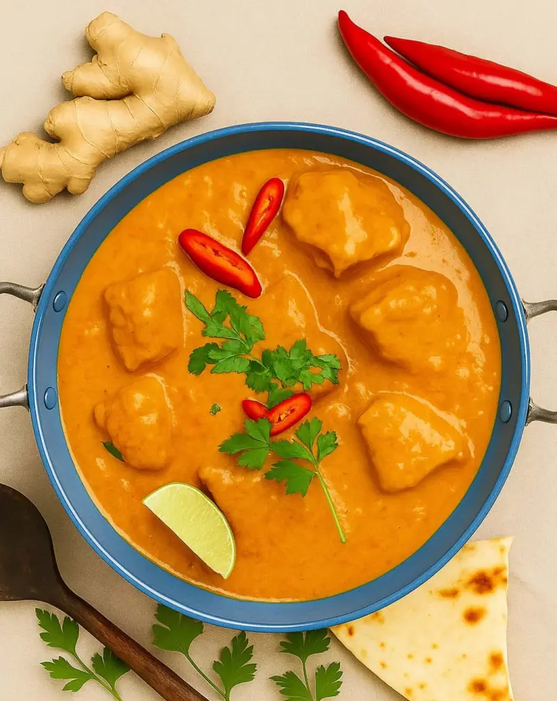 Poulet au curry et au gingembre, recette express et savoureuse