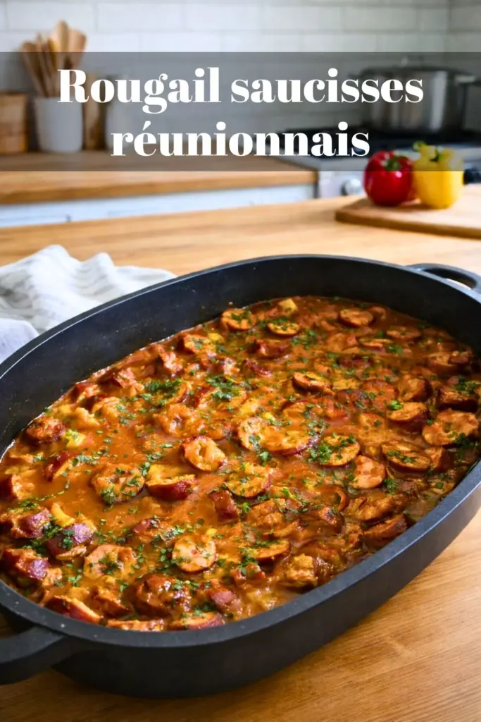 Rougail saucisses réunionnais : un plat épicé aux saveurs exotiques