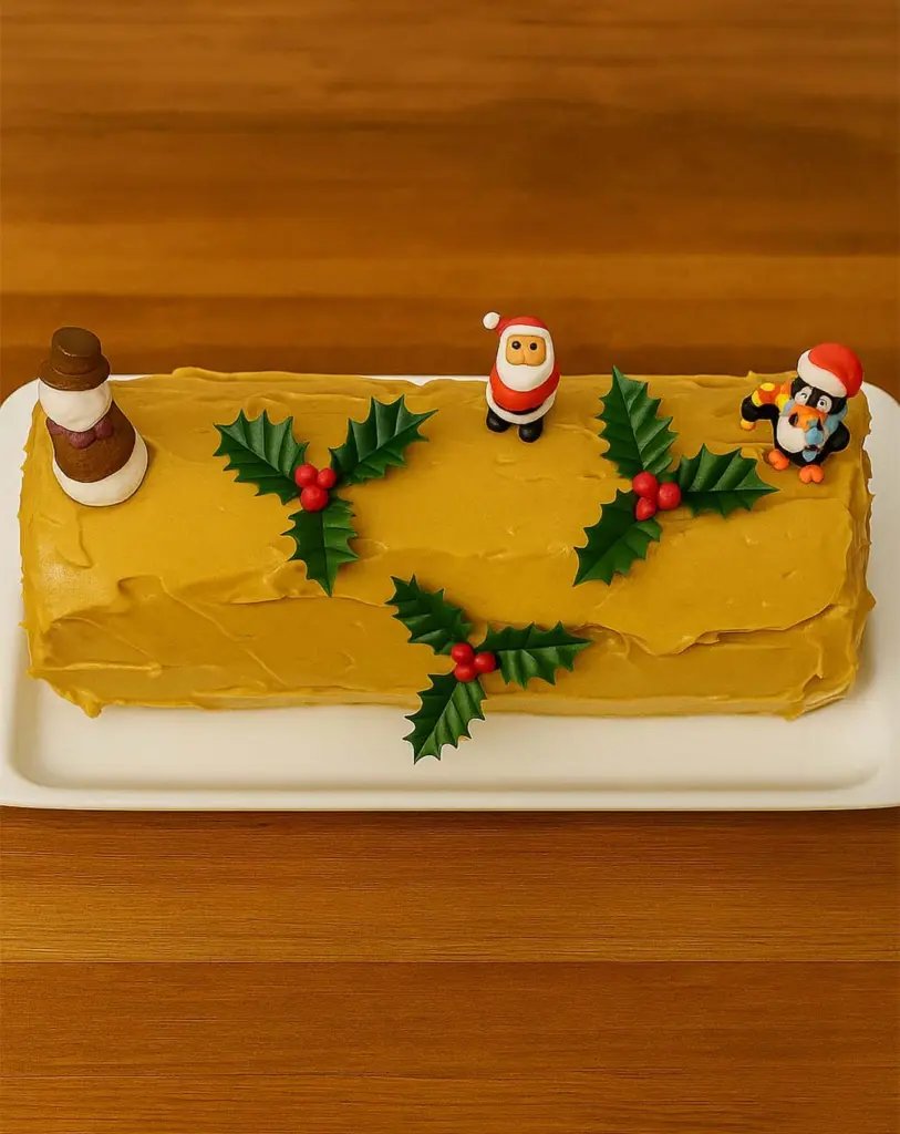 Bûche de Noël pâtissière au café : un dessert de fête au goût raffiné