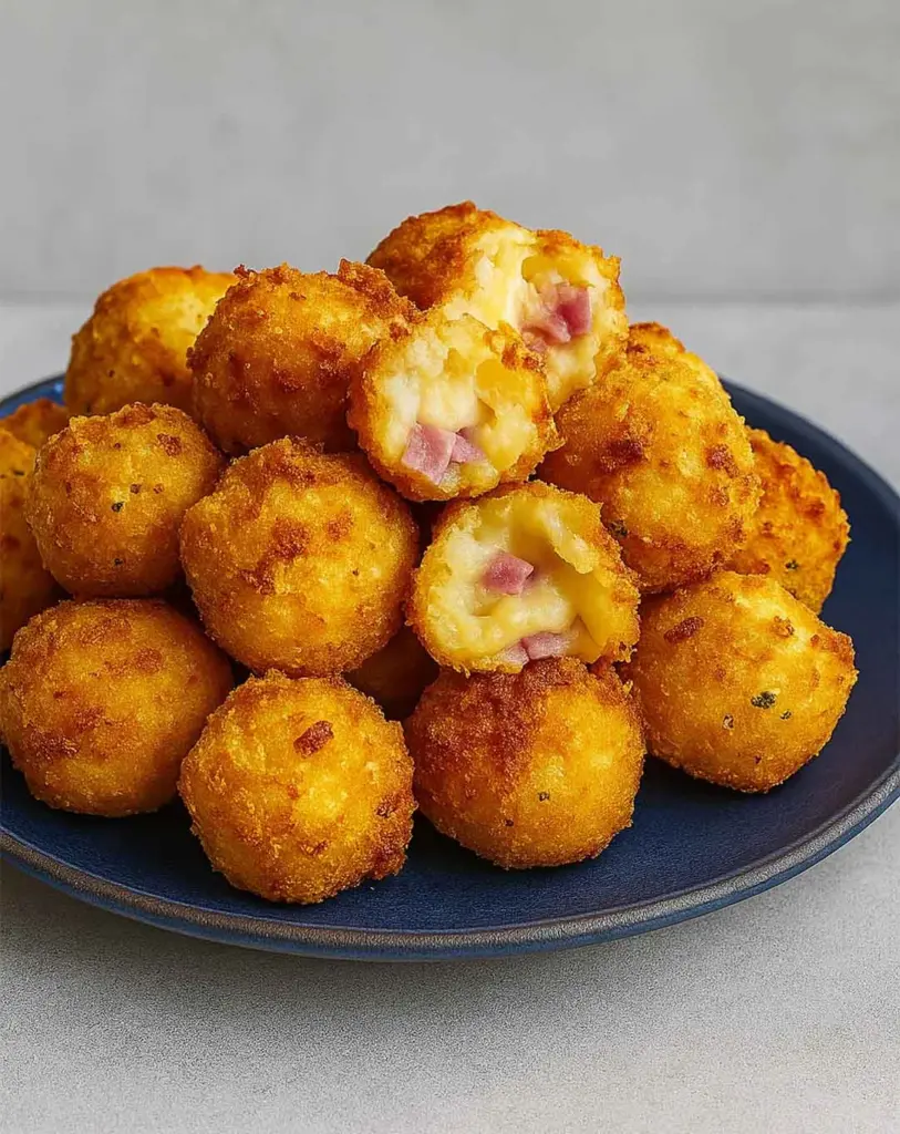 Croquettes croustillantes au Reblochon & jambon : une explosion de saveurs fondantes et dorées