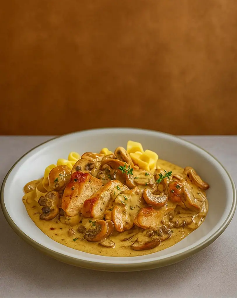 Émincé de volaille à la moutarde : une recette crémeuse et savoureuse prête en 30 minutes
