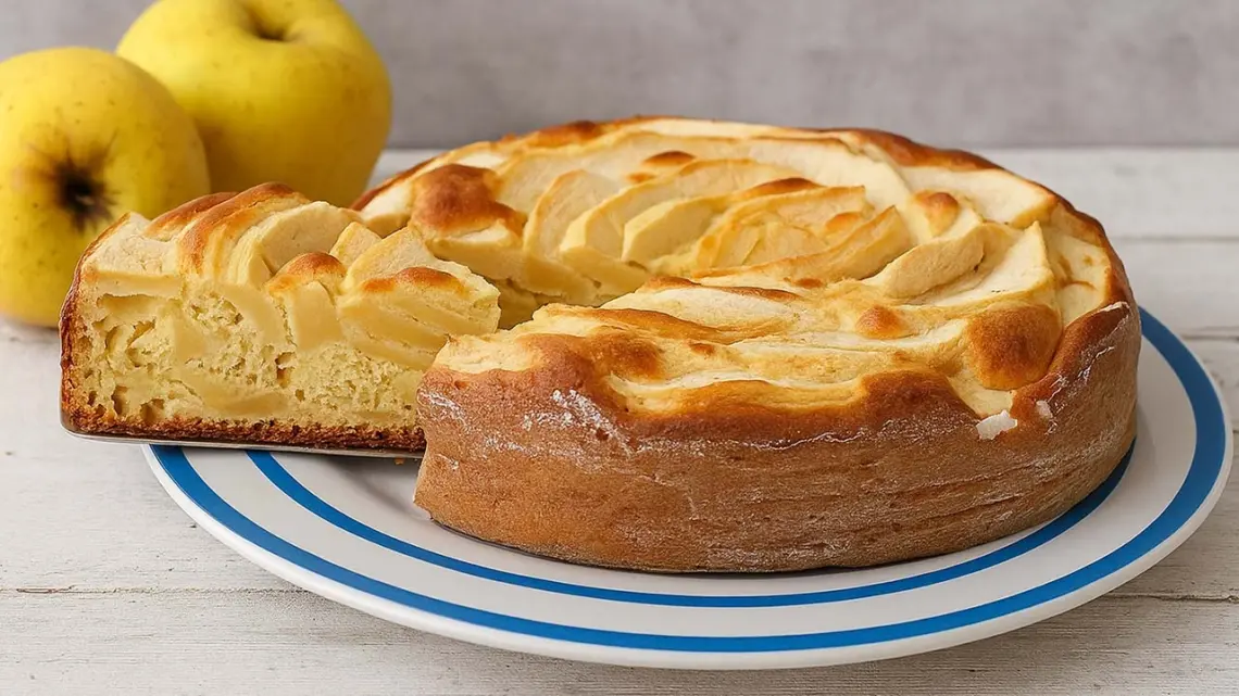 Gâteau au yaourt et aux pommes : le dessert traditionnel fondant et parfumé