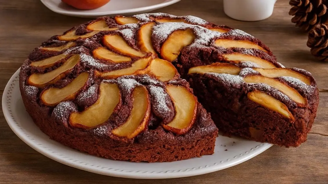 Gâteau au yaourt pommes et chocolat : Facile, moelleux et plein de saveurs