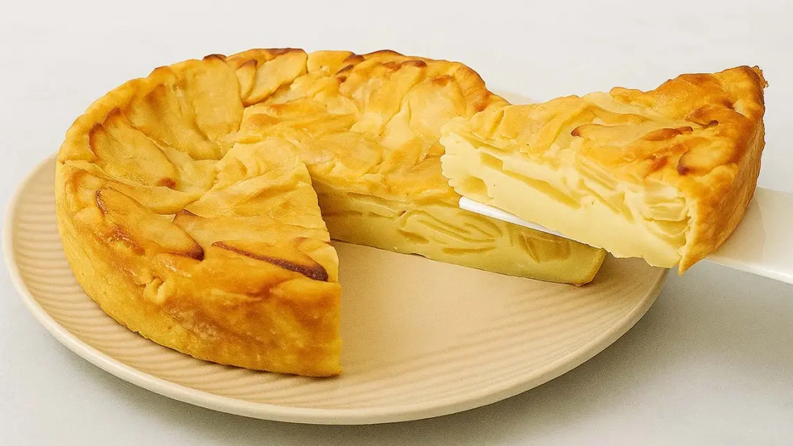 Gâteau flan alsacien aux pommes : le dessert traditionnel facile et fondant