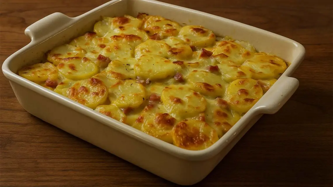 Gratin aux pommes de terre et jambon blanc : un grand classique de la cuisine familiale française