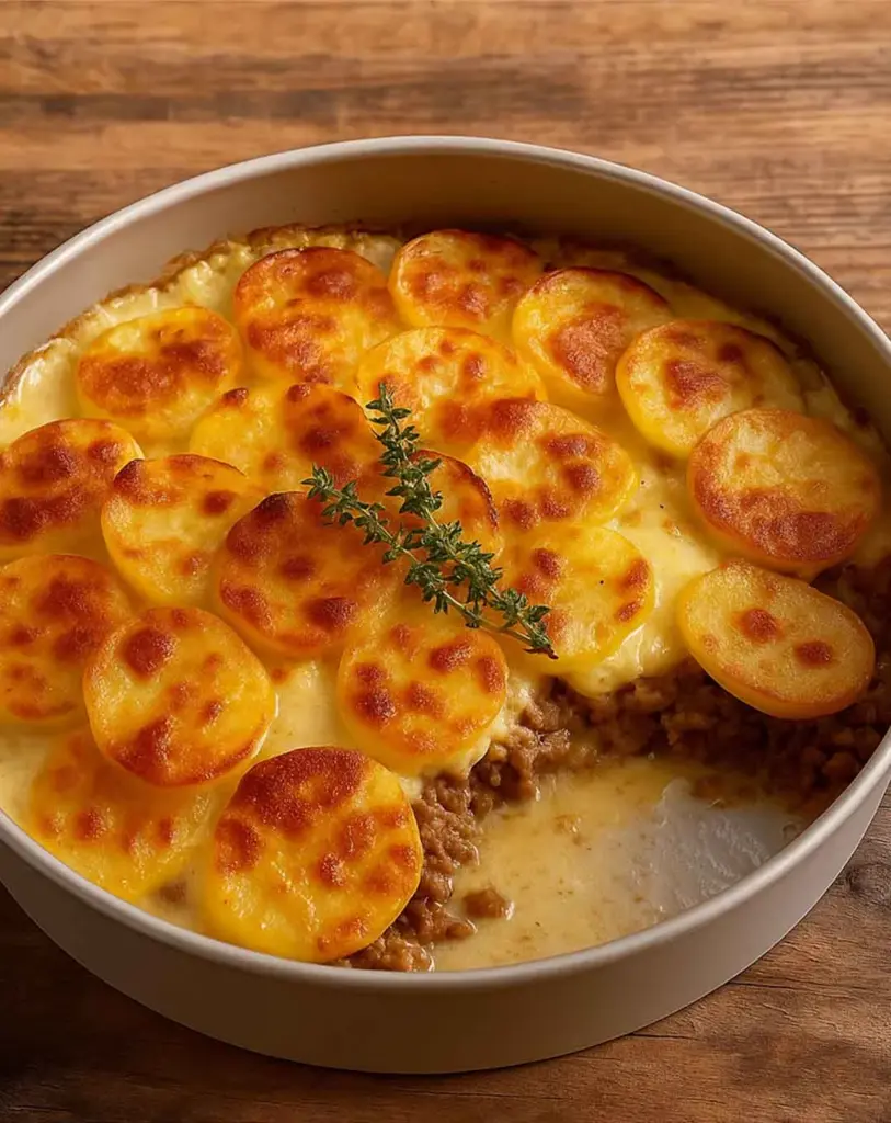 Gratin campagnard à la viande hachée et pommes de terre : un plat rustique