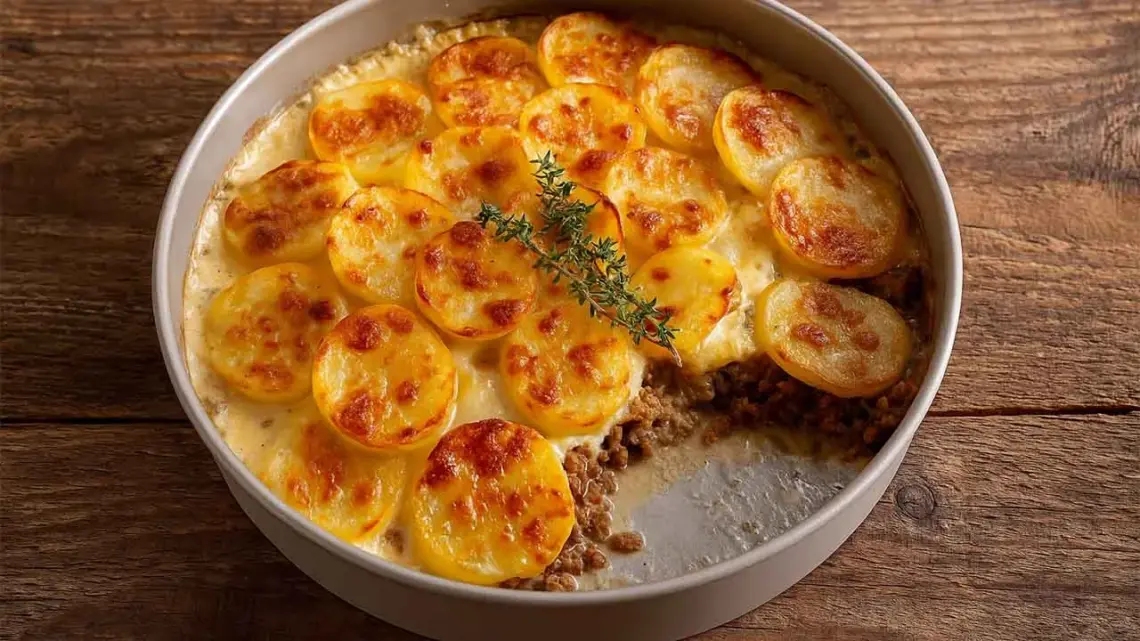 Gratin campagnard à la viande hachée et pommes de terre : un plat rustique