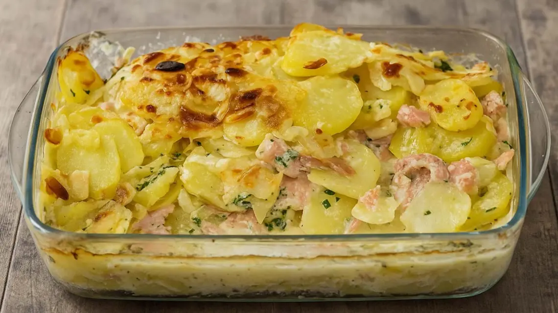 Gratin dauphinois au saumon fumé – une alliance fondante et raffinée