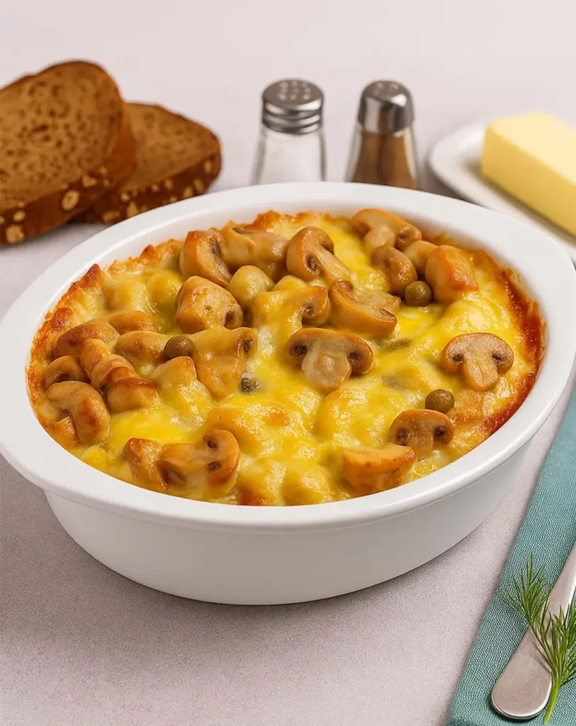 Gratin forestier minceur : un plat léger aux pommes de terre et champignons