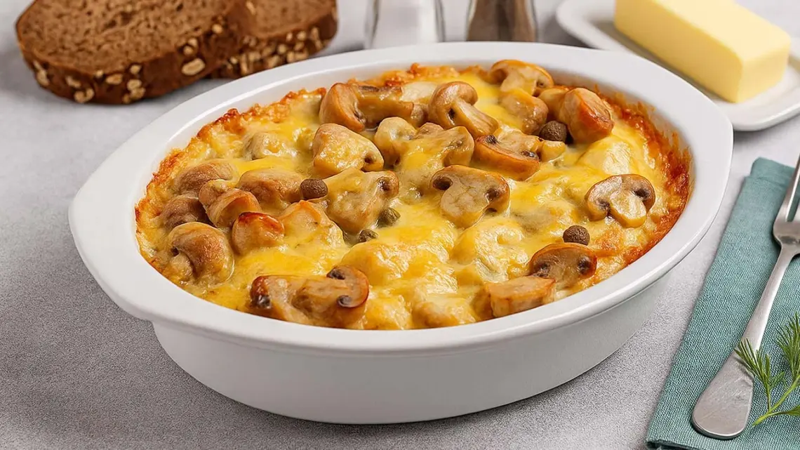 Gratin forestier minceur : un plat léger aux pommes de terre et champignons